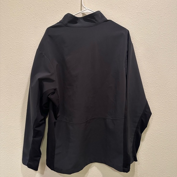 Nike Golf Sphere Pro - Gray and Black 1/4 Zip Soft shell Pullover Jacket - Picture 6 of 7